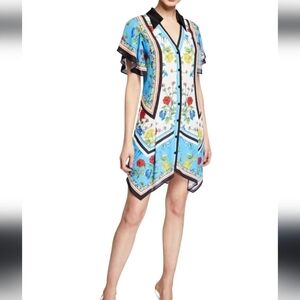 Alice and Olivia Silk Handkerchief Dress XS